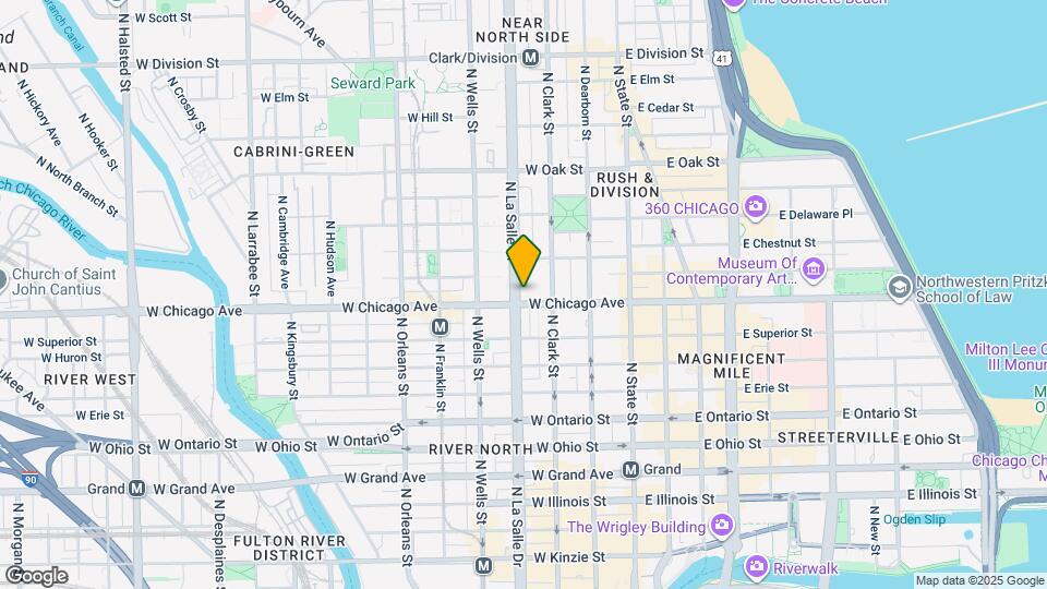 807 N LaSalle St Map and Location Details
