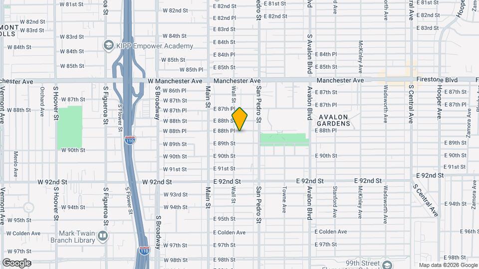 214 E 88th Pl Mapa y Detalles de la Ubicación