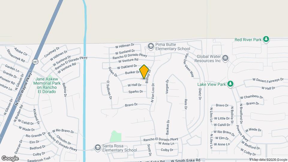 42291 W Desert Fairways Dr Map and Location Details