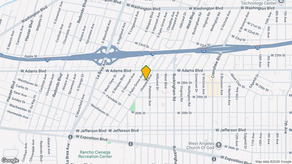 2653 Vineyard Ave Map and Location Details