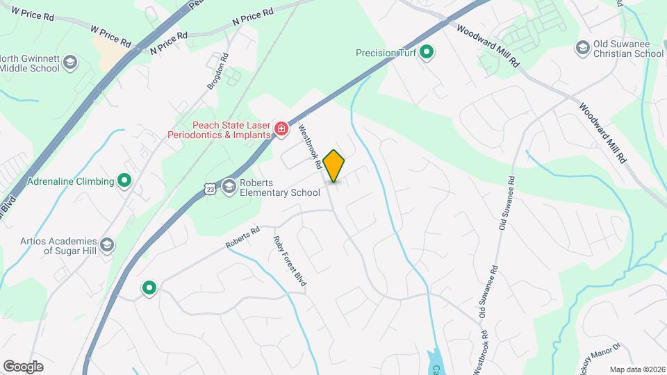 4200 Suwanee Oaks Ct Map and Location Details