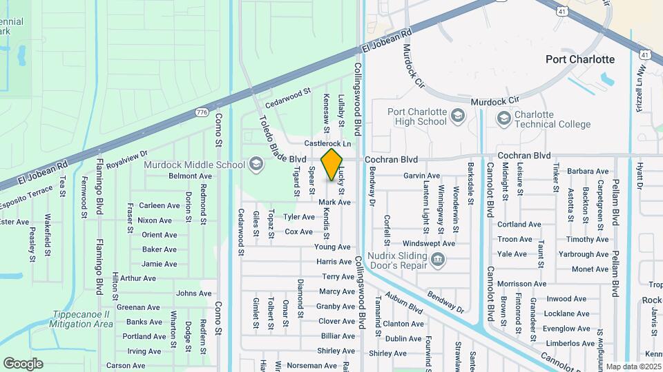 2054 Kendis St Map and Location Details