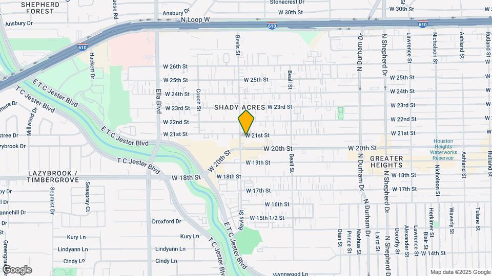 1244 W 21st St Map and Location Details