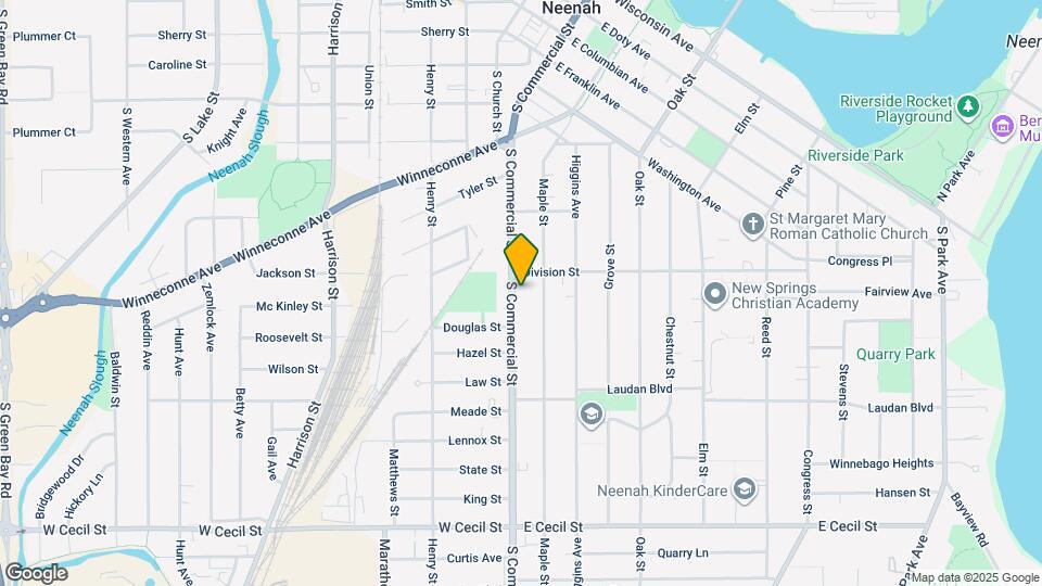 716 S Commercial St Map and Location Details