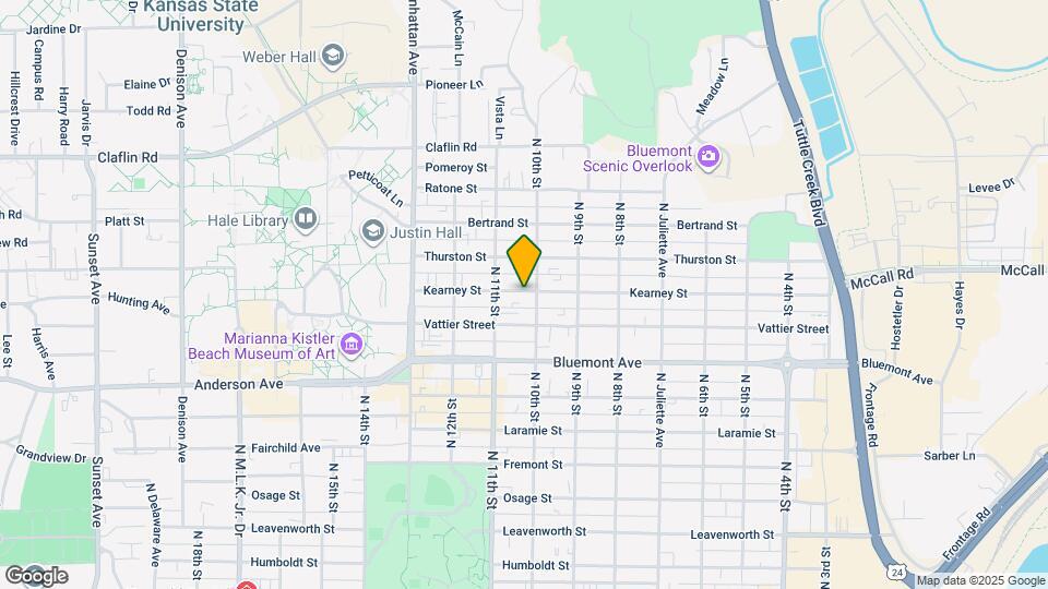 1023 Kearney St Mapa y Detalles de la Ubicación