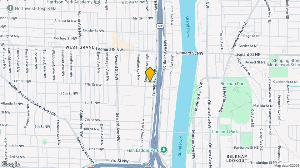 411 11th St NW, Unit 1 Map and Location Details