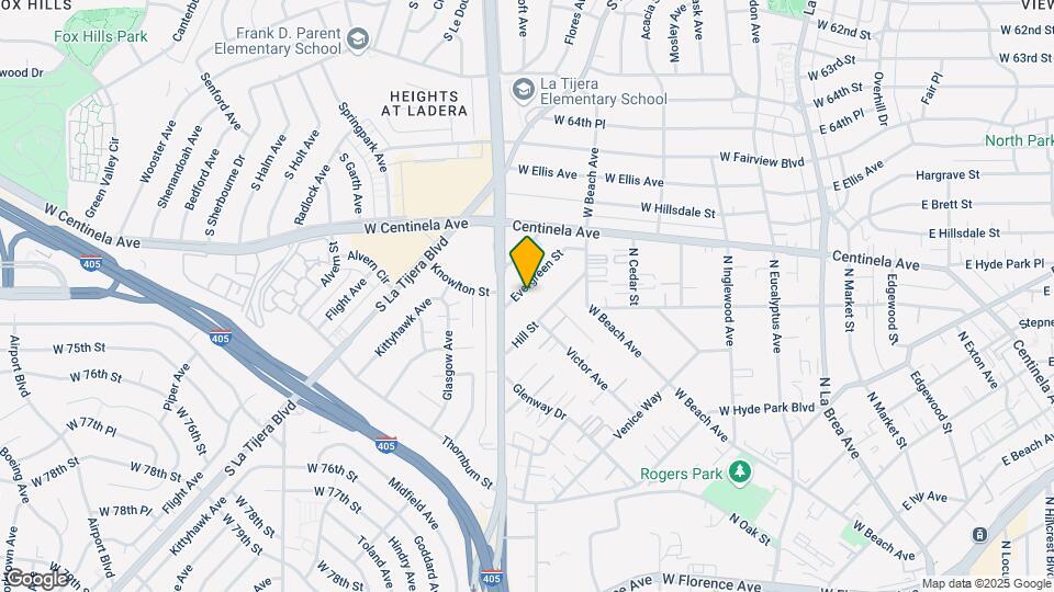544 Evergreen St. Mapa y Detalles de la Ubicación