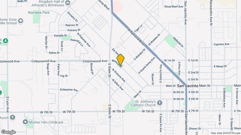 392-398 1/2 N Brinton Dr Map and Location Details