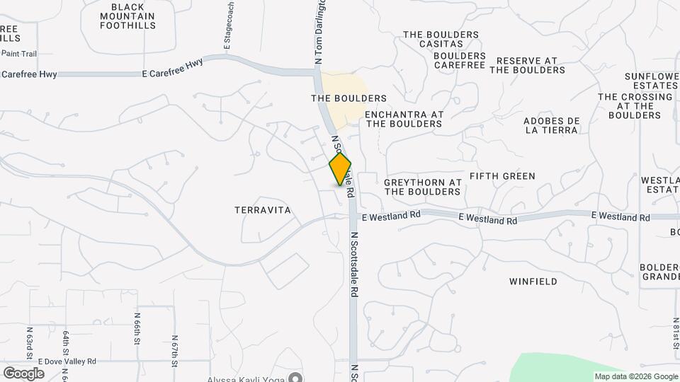 7152 E Night Glow Cir Map and Location Details