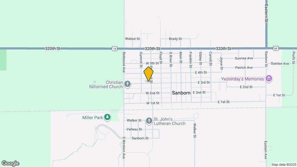 403 W 3rd St Map and Location Details