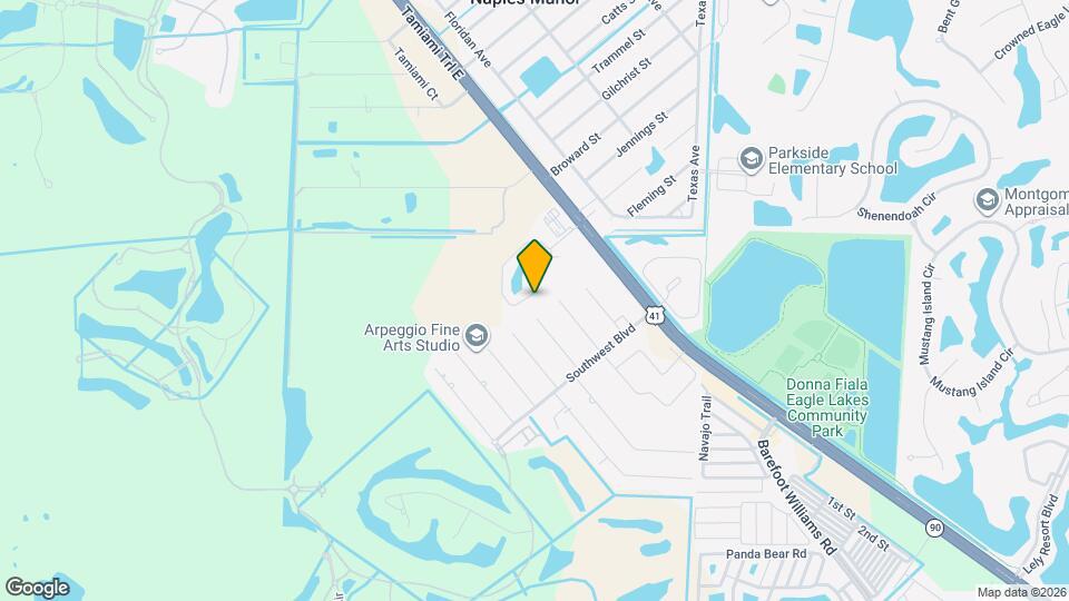 5254 Treetops Dr Map and Location Details