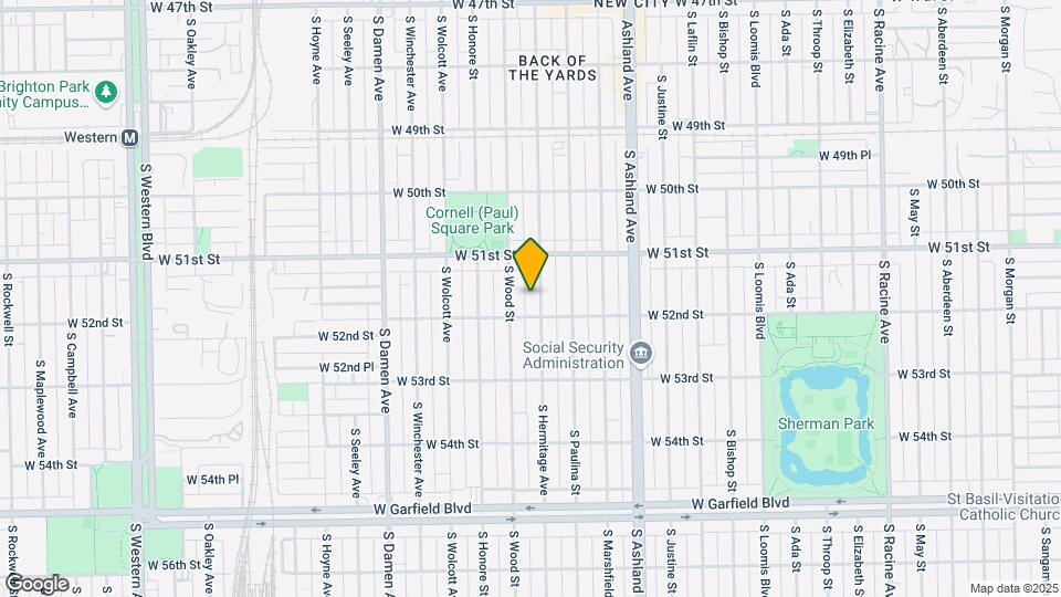 5144 S Hermitage Ave Map and Location Details