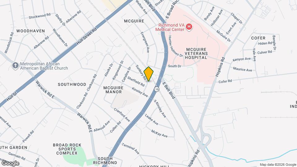 1639 Sunbury Rd Map and Location Details
