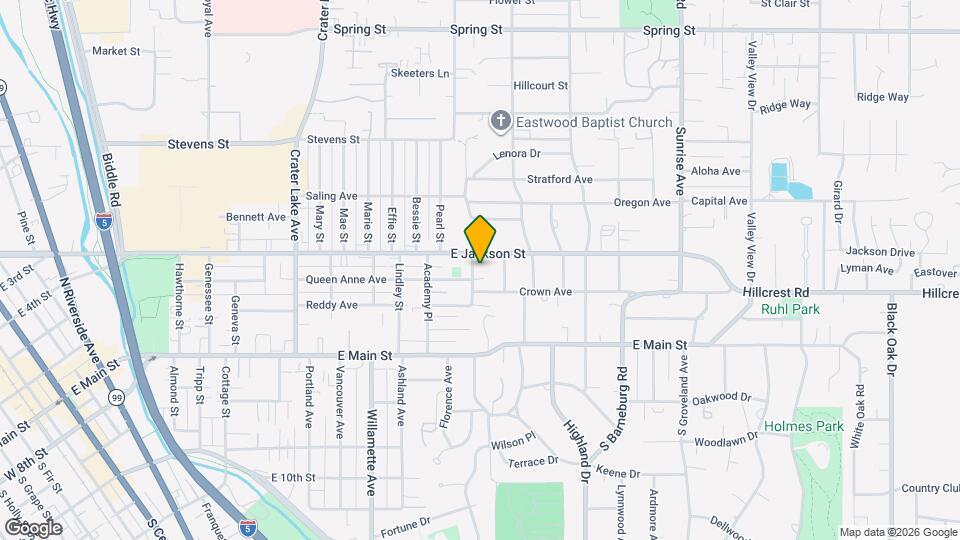 208 Oregon Terrace Map and Location Details