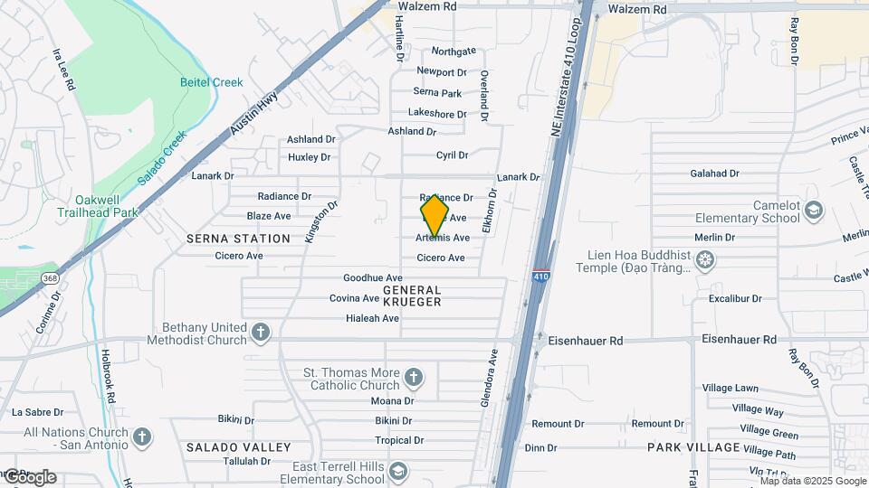530 Artemis Dr Map and Location Details