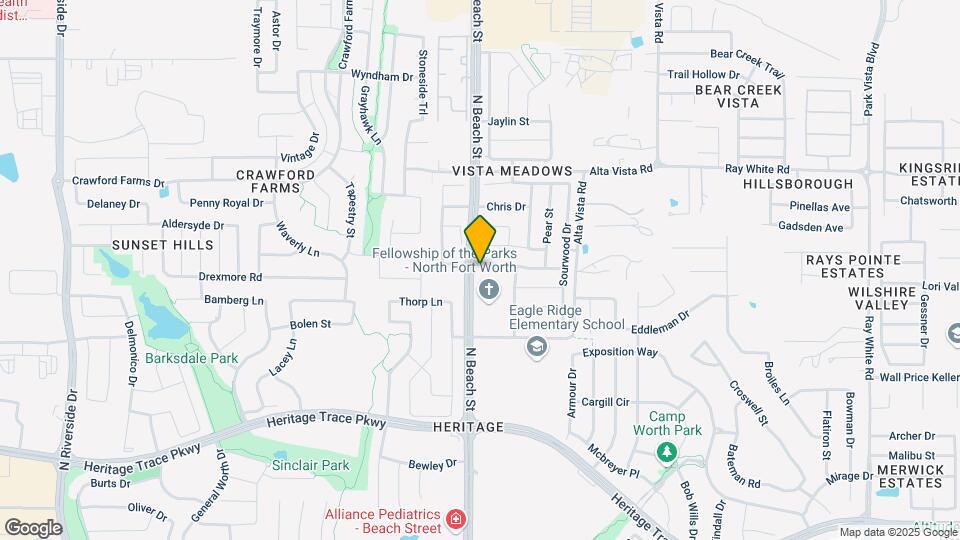 4504 Vista Meadows Dr Map and Location Details