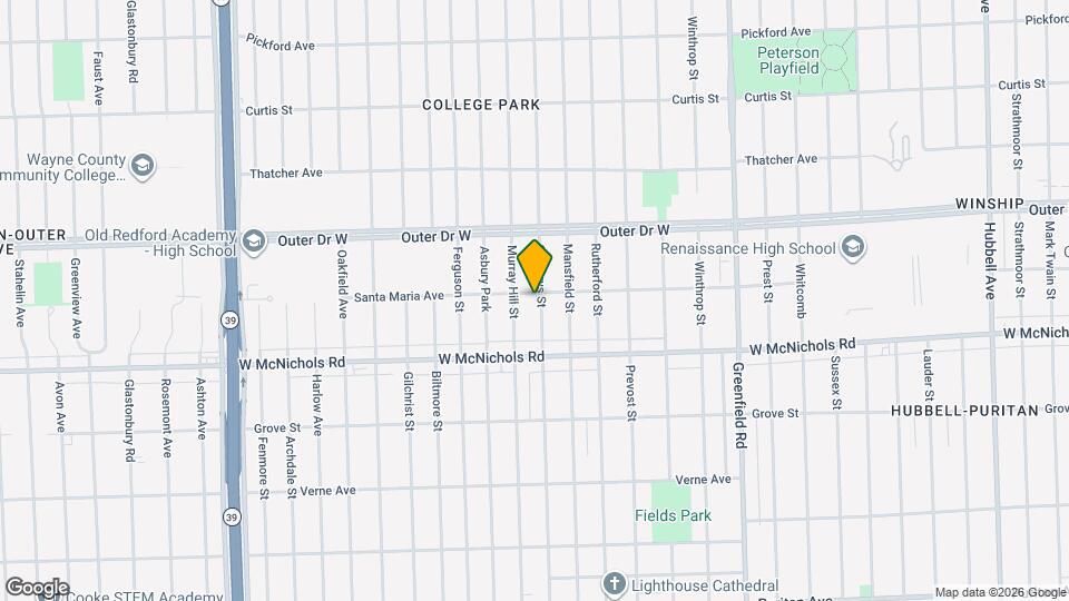 17201 St Marys St Map and Location Details