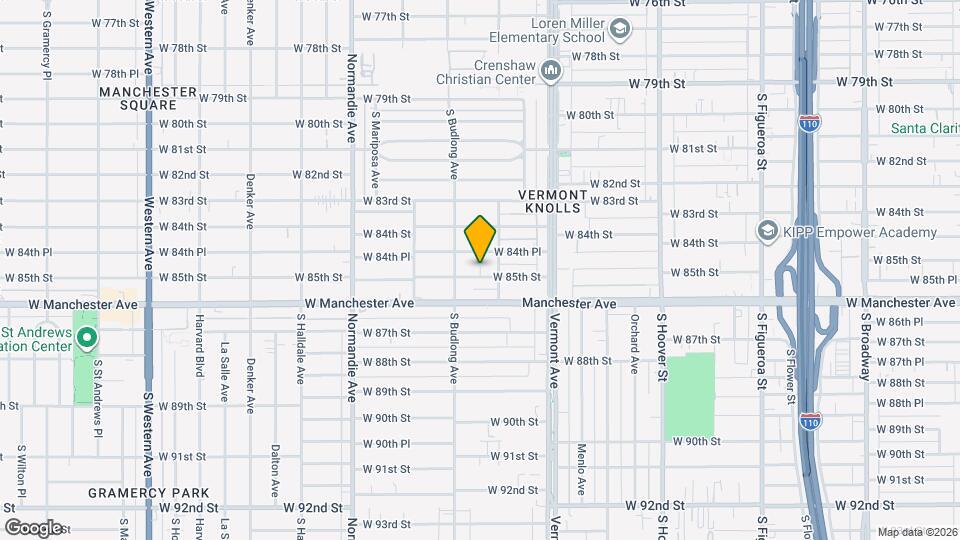 1125 W 85th St, Unit B Map and Location Details