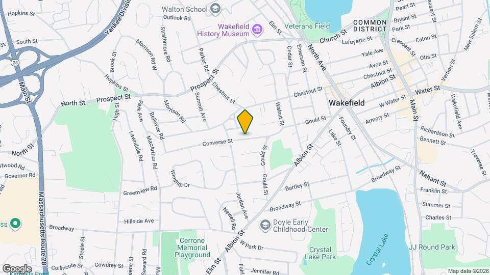 23 Converse St, Unit 1st Floor Apt Mapa y Detalles de la Ubicación