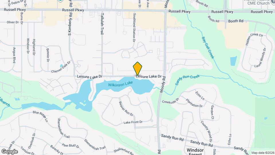 311 Leisure Lake Dr Map and Location Details