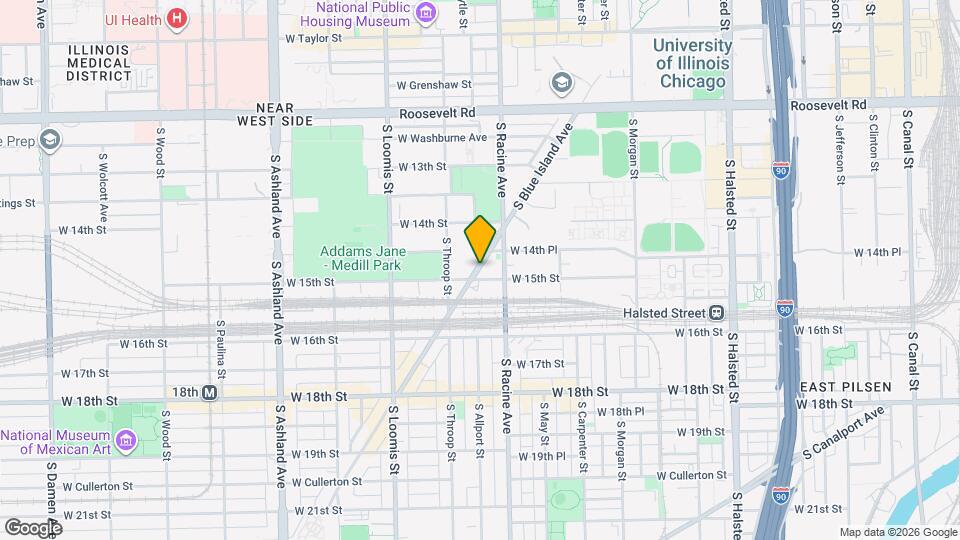 1487 S Blue Island Ave Mapa y Detalles de la Ubicación