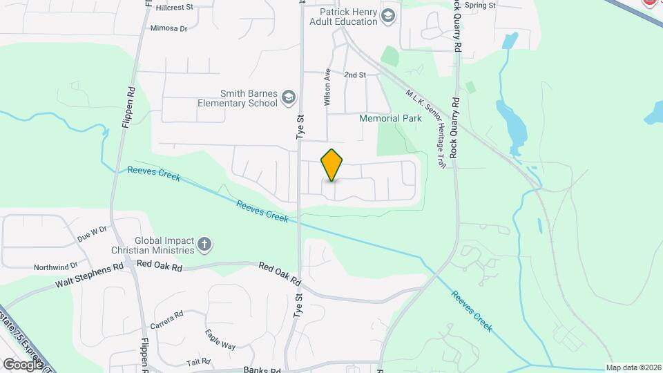 507 Creekview Overlook Map and Location Details