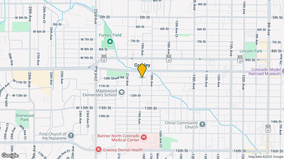 1021 19th Ave Map and Location Details