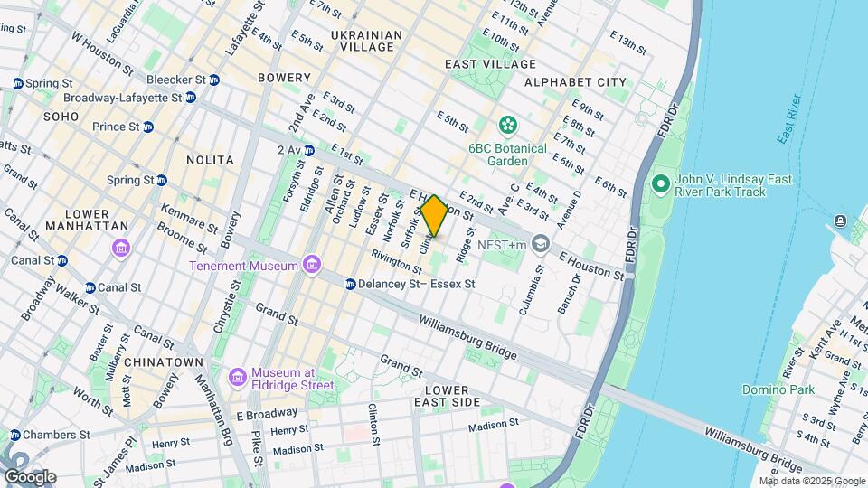 177 Stanton St Mapa y Detalles de la Ubicación