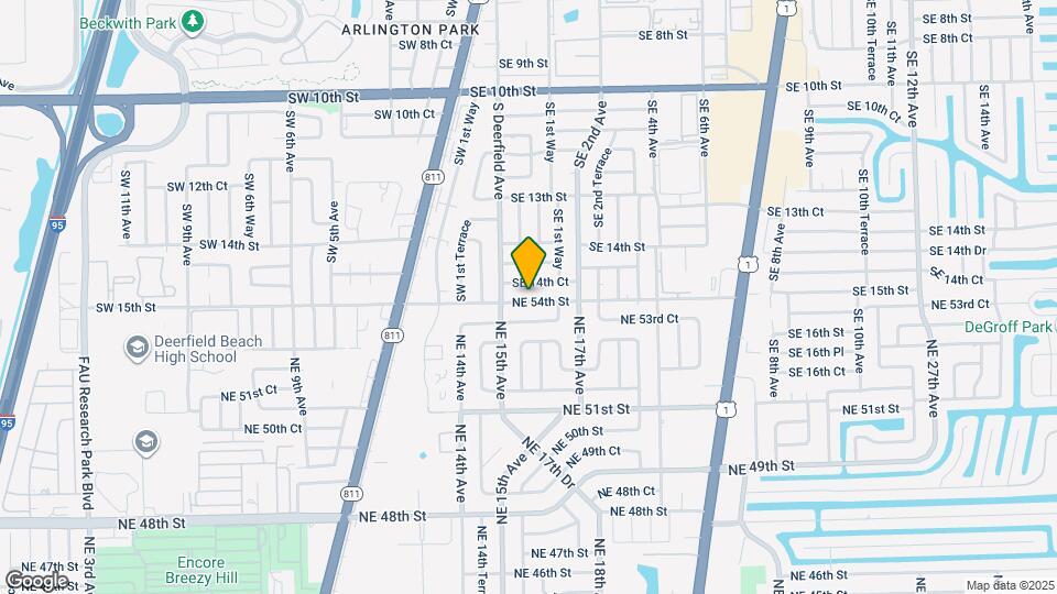 105 SE 15th St Map and Location Details