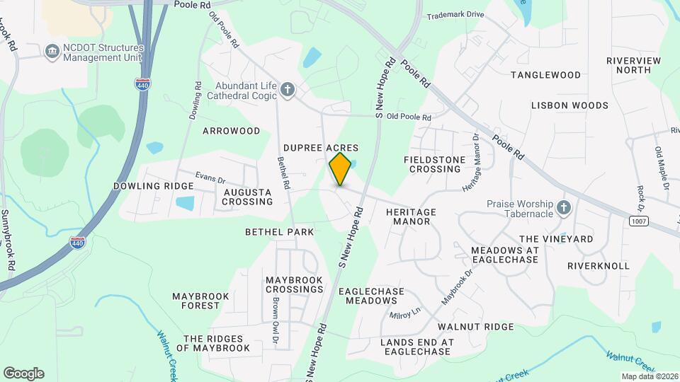 4401 Bethel Park Dr Mapa y Detalles de la Ubicación
