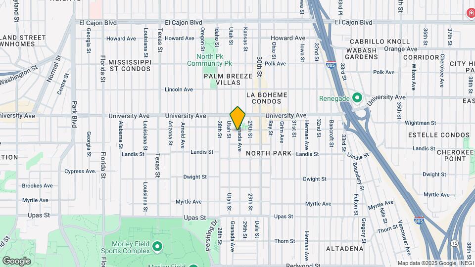 3782 Granada Ave Mapa y Detalles de la Ubicación