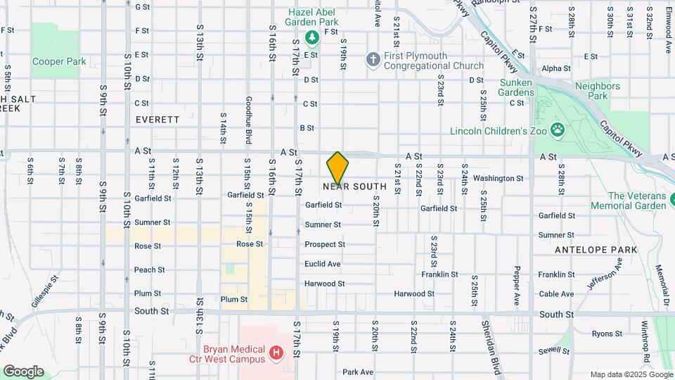 1525 S 19th St Mapa y Detalles de la Ubicación