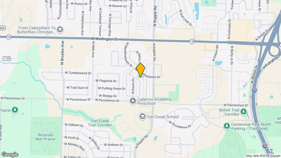 4144 W Bradstreet Ln Map and Location Details