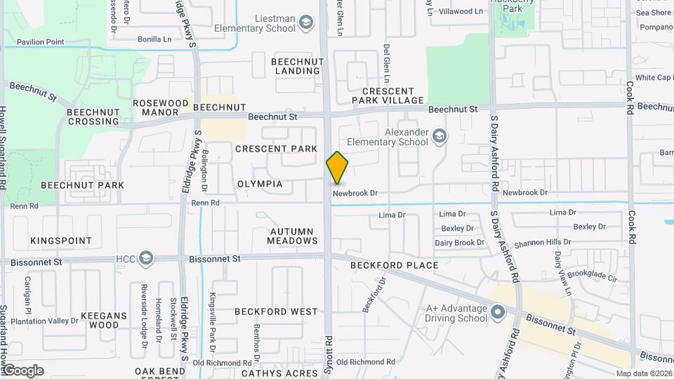 13138 Newbrook Dr Map and Location Details