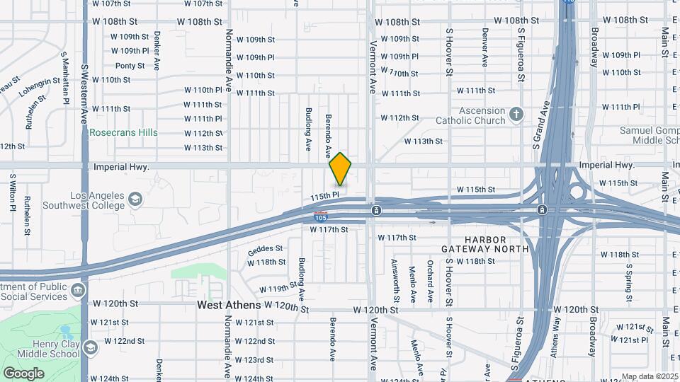 11507 S New Hampshire Ave Map and Location Details