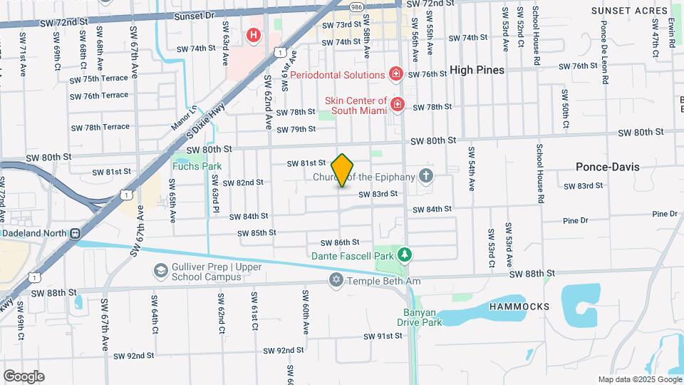 5891 SW 83rd St Map and Location Details