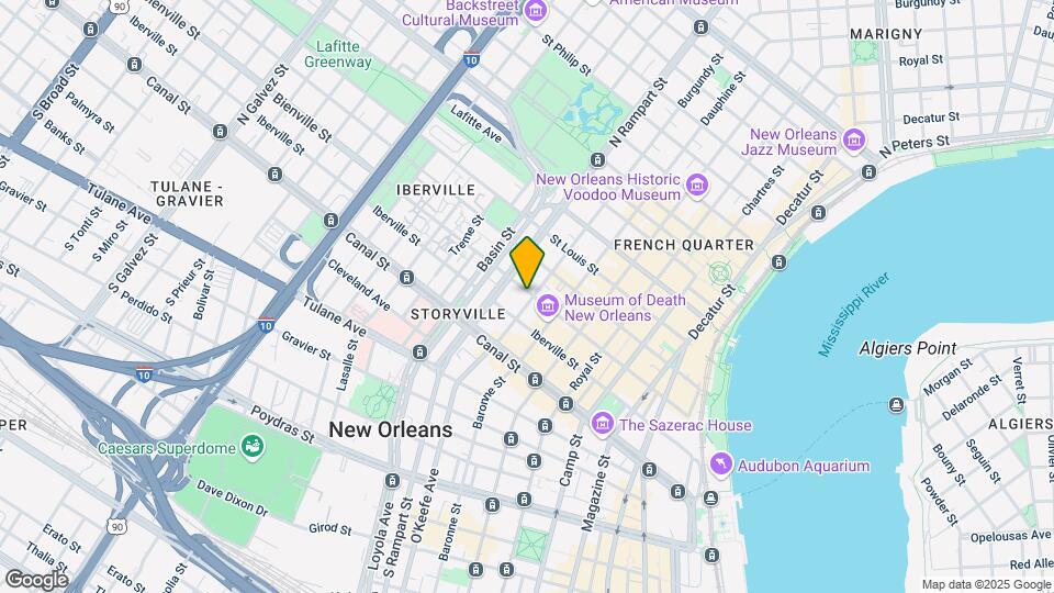 1002 Bienville Ave Map and Location Details