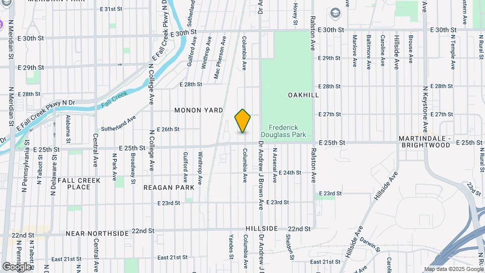 2510 Columbia Ave Map and Location Details