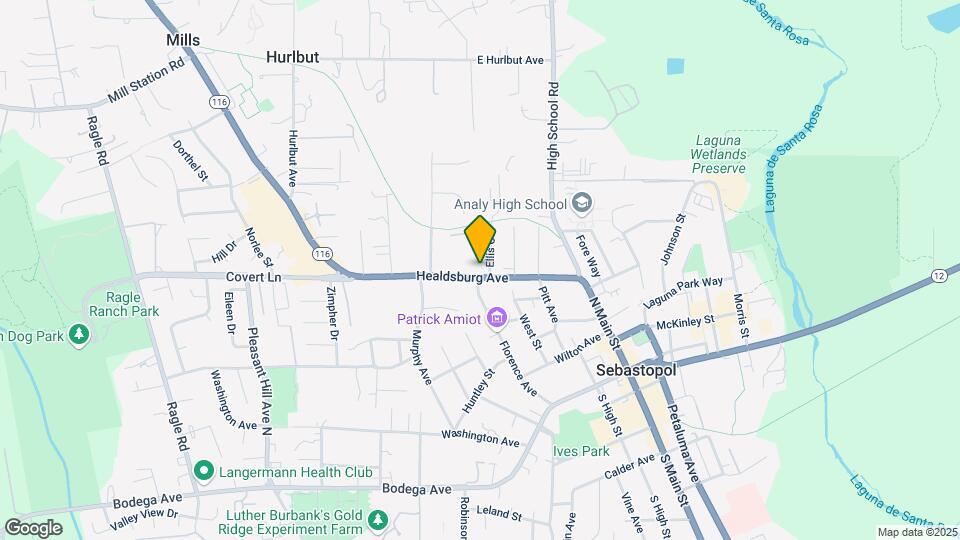 7420-7422 Healdsburg Ave Mapa y Detalles de la Ubicación