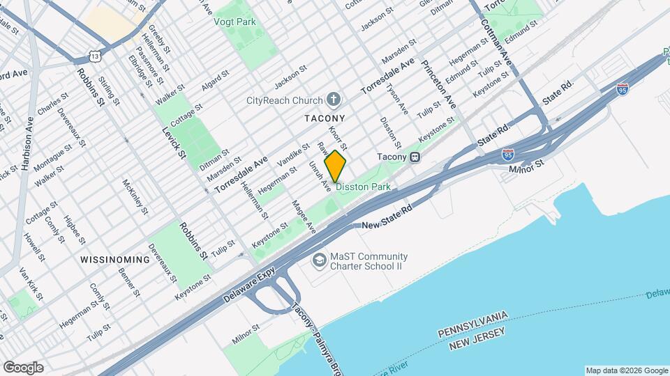 6704 Keystone St Map and Location Details