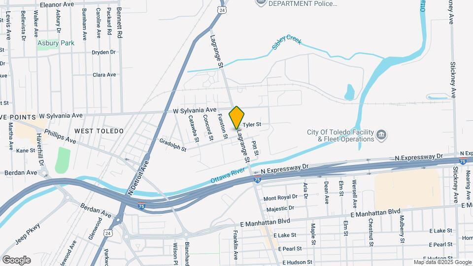 3907 Lagrange St Map and Location Details