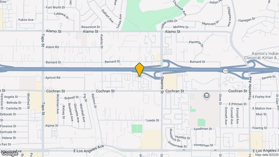 2527 Aurora Ln Map and Location Details
