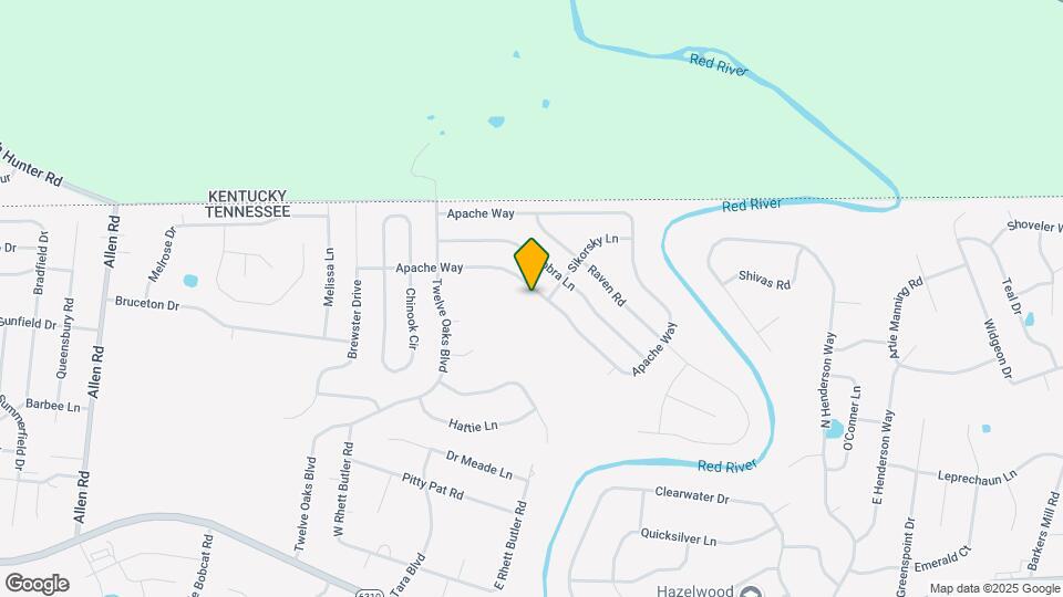 1556 Apache Way Map and Location Details