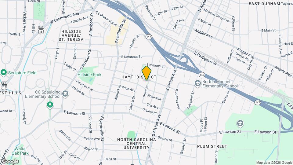 1004 Grant St Map and Location Details