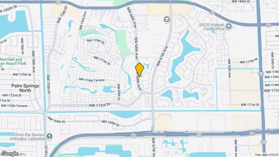17500 NW 67th Pl Map and Location Details
