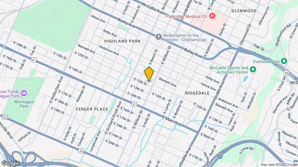2015 E 12th St Map and Location Details