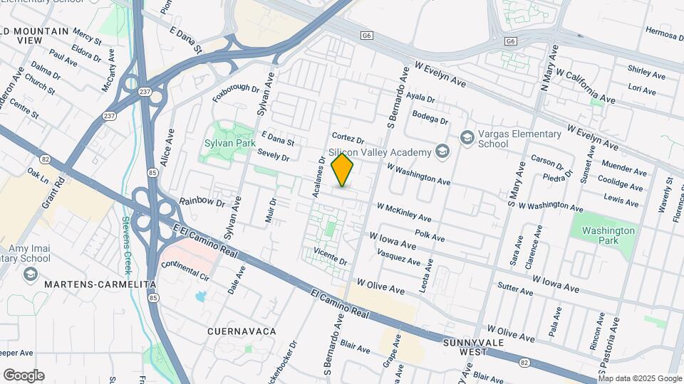 1233 W McKinley Ave Mapa y Detalles de la Ubicación