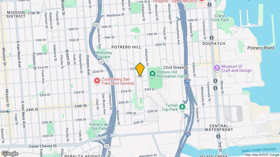 890 Wisconsin St Map and Location Details