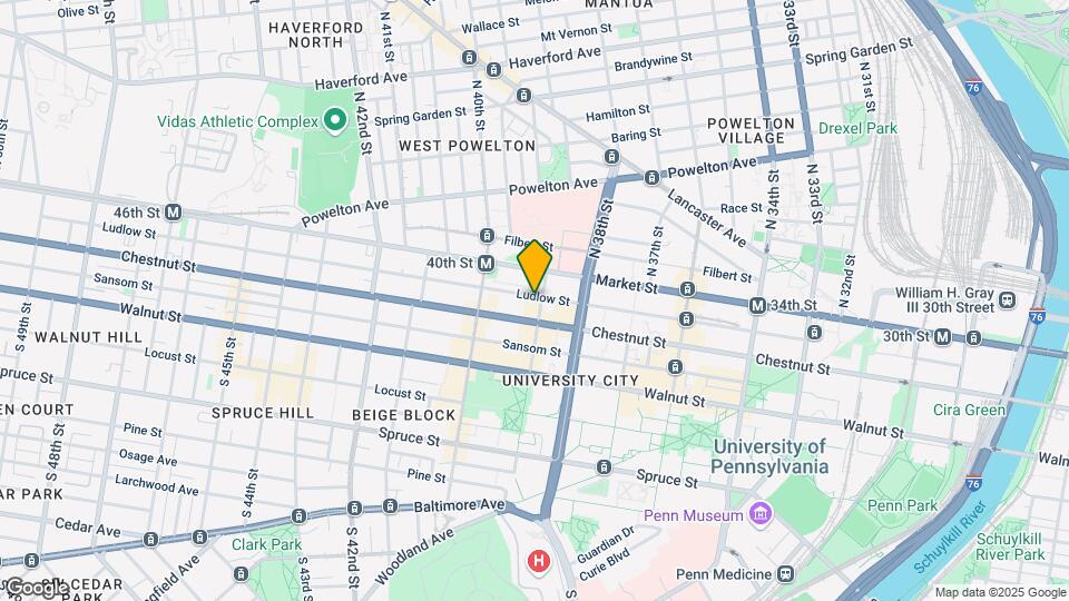 University City Associates Mapa y Detalles de la Ubicación