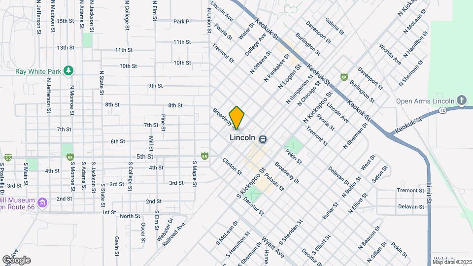 122 S Logan St Map and Location Details